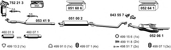 ERNST 050467 Exhaust System